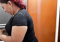 I was cleaning the bath when I surprise her with my erection and ask her to give me a fine oral-job in advance of continuing with her homework