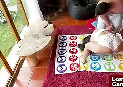 A exciting undress version of Twister with Amelia and Lucas. Every round, a stumble means losing that round and shedding an article of raiment. The 1s