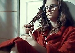 Bigtitted hairy dyke seduced by pussylicking nympho lez