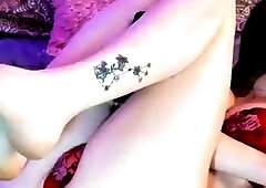 Close up teen masturbation