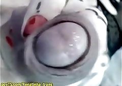 Monstercock african shemale jerking off