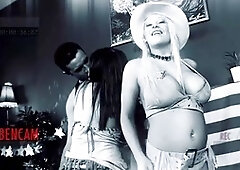 Sativa Rose and Candy Manson heat things up in a wild private foursome