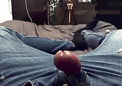 Big cock cumshot, jerked off, gay twink