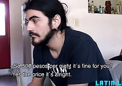 Deep bareback anal for a Latin hipster Emi