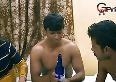 With my friends threesome