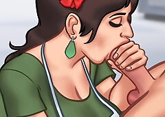 Skyler Fucked Stepmom While Watching Movie With Hard Dick - Car Toon