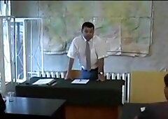 Twinks wank in classroom 4