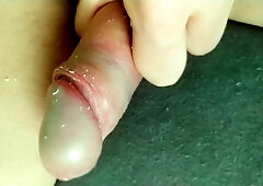 Grubby smelling cheesy uncircumcised prick and sweat-soaked sack - Pile of smegma (no spunk movie )