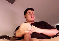 A big cock man, young, boy masturbating