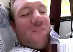 Black muscley gay sucks white guys cock