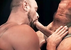 Sir Drew Sebastian rims and dominates tattooed Michael Roman