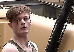 Big dick twinks flip flop with cumshot