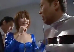 Horny Japanese Chick In Hottest Threesome, Latex Jav Clip With Mio Oichi