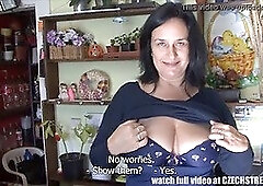 F-Sized Tits Mature Get Fucked in Flower Store