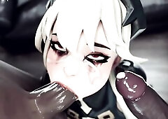 Teen Sperm Faced Floozy Deepthroating BBC