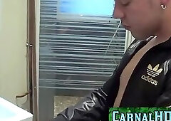 Sleazy Scally Fuck in the Toilet