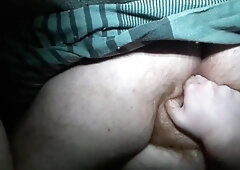 Trans Fellow Thumbs His Soddening Fuck Hole