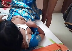 Kerala Housewife Having Sex With Her Husband Wearing Saree