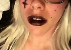 Watch punk babe CD play with himself in hot homemade video