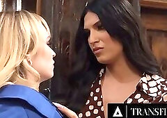 TRANSFIXED - Caught In Office Affair Zariah Aura & Lilly Bell Are Joined By Coworker Vanessa Vega