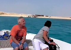 Muscle bull BB Hans Hoffman taking a holiday in Egypt