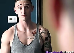 Hung policeman sticks his dick in crooks tight asshole raw