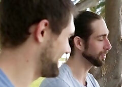 Drill My Hole - Roman Cage in company with Griffin Barrows anal fucked