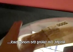 Czech Hunter: Very cute gay blowjob for money indoor