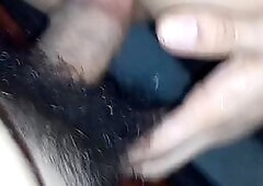 Cute teen gets horny on the side of the road.