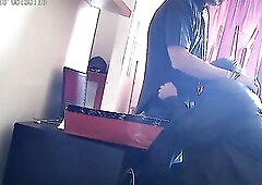 cctv camera secretary sucking the bosses jock