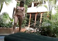 Sexy honey sucks 2 hue weenies then gets DP