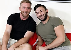 Scott Riley and Scott DeMarco fuck each other's butts