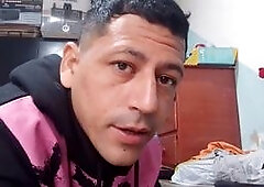 Euro gay film with plenty of lube and big black cock