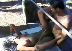 Super-Naughty man gets his pucker tongued and boinked by sunburnt