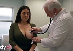 Doctor Screws His Breasty Brunette hair Patient on the Exam Table - Candy AI