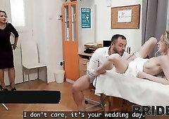BRIDE4K. Nata Gold has sex with her Doctor instead of her Spouse