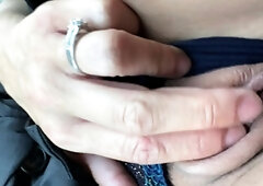 Amateur blondie solo anal masturbation