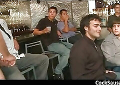 Horny guys go crazy on a cock