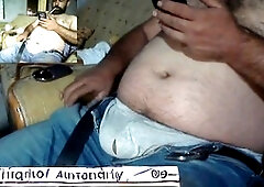 Unshaved horny bear Cenkay finishes strong at the end of the show