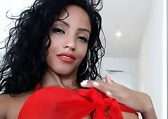 Black and flat babe nailed