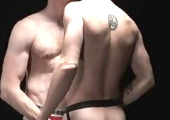 Slave Tom just enjoys bareback anal fuck