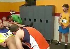 runners in lockerroom