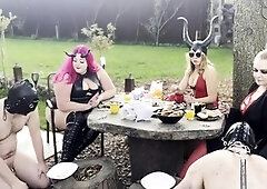 Mistress Zeida Dracula Femdom Castle - Breakfast Servitude