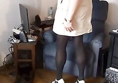 Naughty Gigi shows off her new skirt