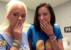 Hard Rough Fast and Lusty Threesome with Hot Big Tits Euro Babes