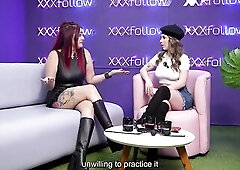 Christy Evans dominant-bitch swinger nalguea a Dani Ortiz antes de follar duro - Xxxfollow Sessions #8