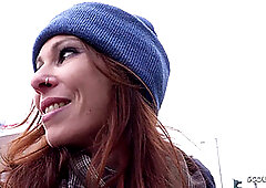 GERMAN SCOUT - ROUGH ANAL SEX FOR SKINNY GINGER TEEN LANA AT FAKE MODEL JOB IN BERLIN