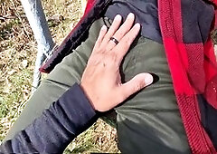 Outdoor, big cock bareback, first time