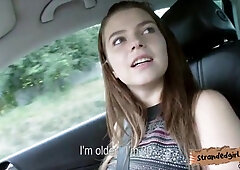 Marina Visconti - Massive Boobs Teenie Fucked By Stranger Dude