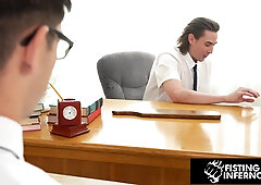 FistingInferno - Sexy Troublemaker Fist Nerd In Classroom